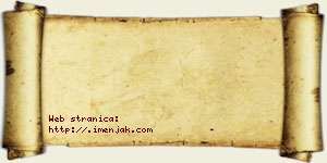 Dimitrije Debeljak vizit kartica